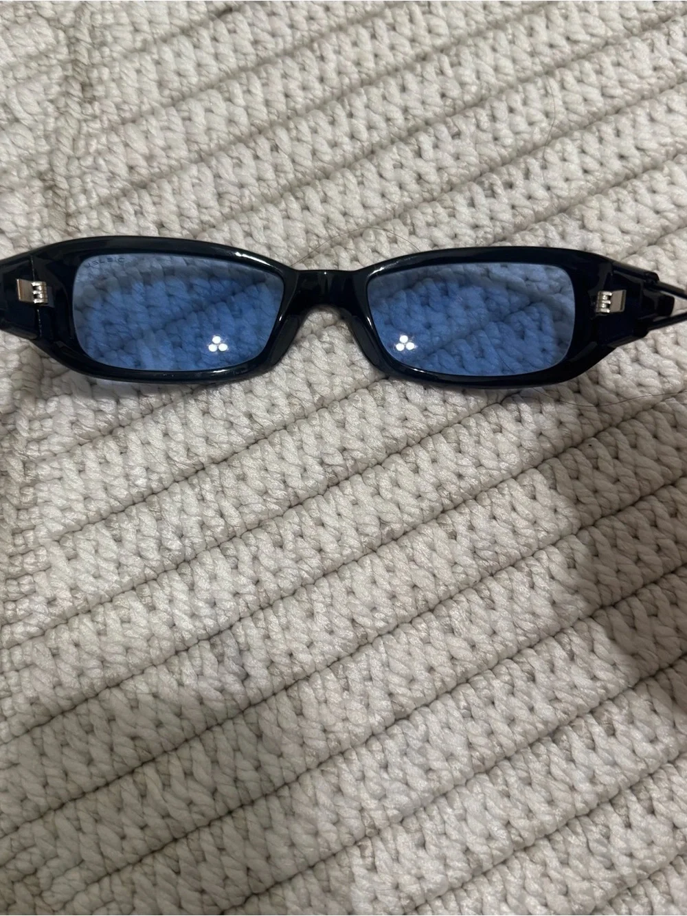 Diesel Black Frame Blue Lens Men's Sunglasses